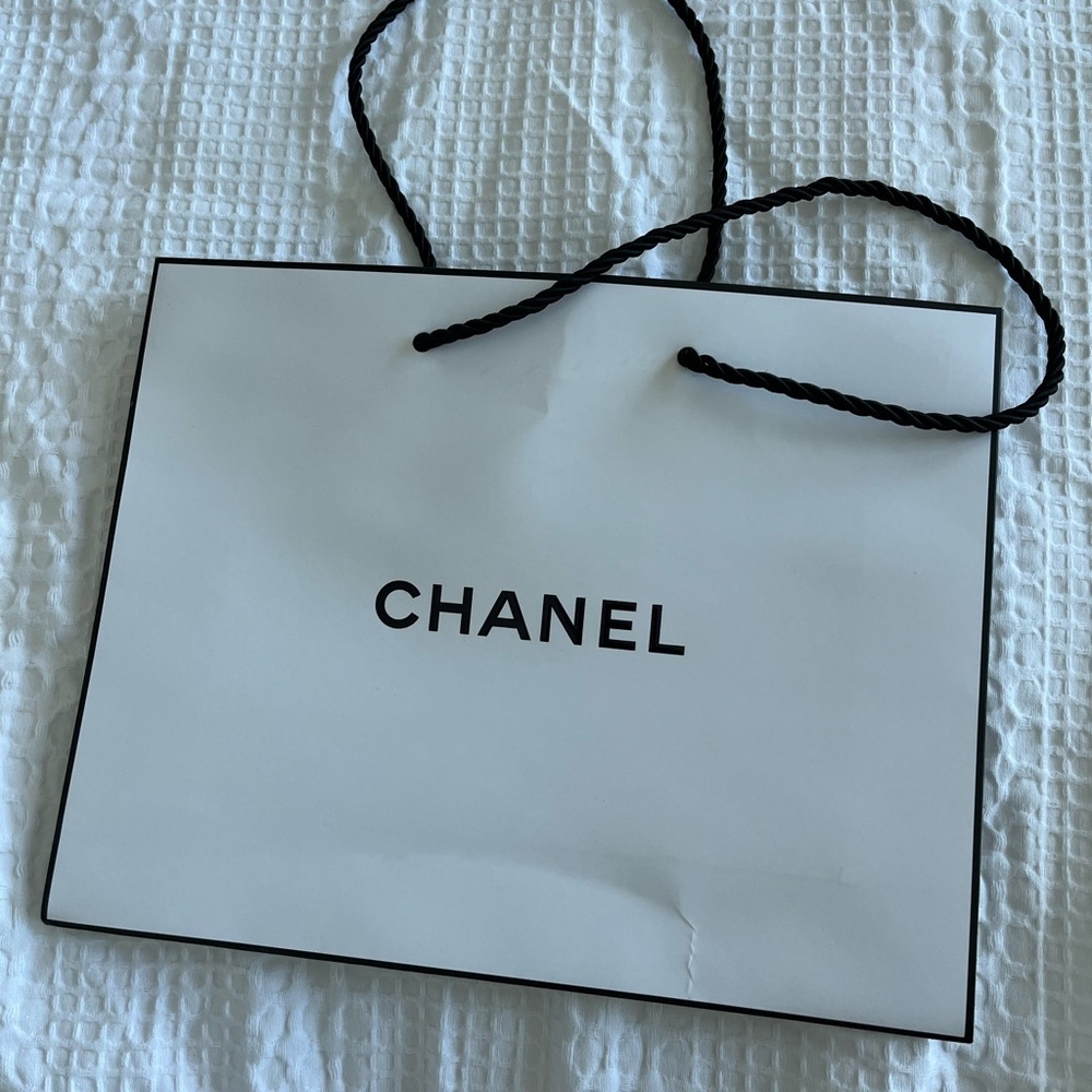 Chanel 8 X 10 shopping bag